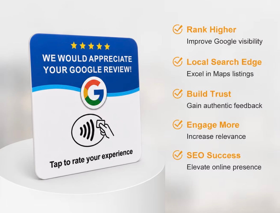 Google NFC review card product image